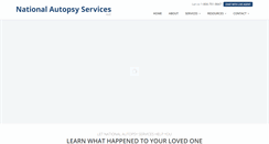 Desktop Screenshot of nationalautopsyservices.com